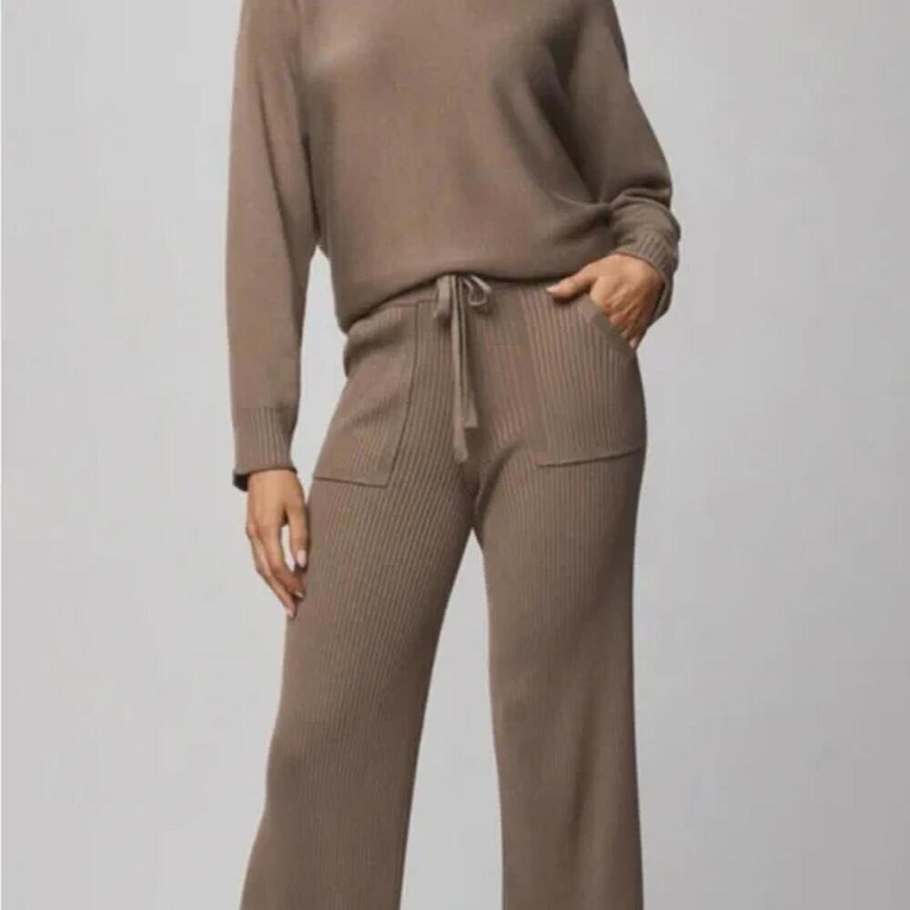 049 Splendid Cozy Knitwear Set - Taupe (Size L,‎ NWT)